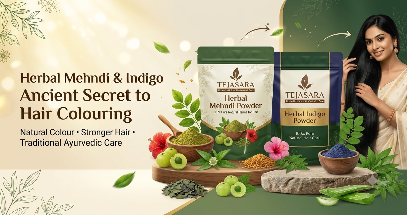 Herbal Mehndi and Indigo: The Ancient Secret to Healthy Hair Colouring